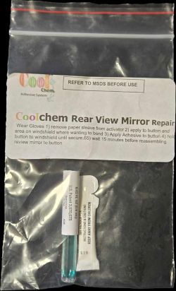 CoolChem Rearview Mirror Adhesive kit